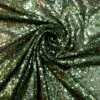 Sequin Blitz Fabric Bottle Green