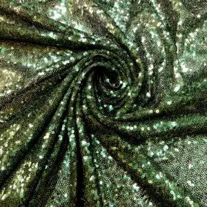 Sequin Blitz Fabric Bottle Green