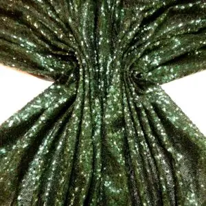 Sequin Blitz Fabric Bottle Green