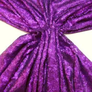 Sequin Fabric Matt Seductive Sorcery Purple