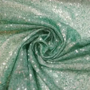 Sequin Blitz Fabric Sea Green