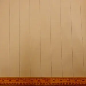 Suiting Fabric 4cm Wide Stripe Beige With Black