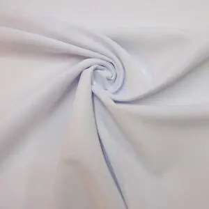 Suiting Fabric Faux Linen Electric Weave White