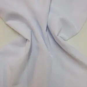 Suiting Fabric Faux Linen Electric Weave White