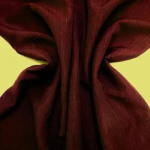Suiting Fabric Faux Linen Electric Weave Wine