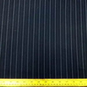 Suiting Fabric Pin stripe City Calling Navy