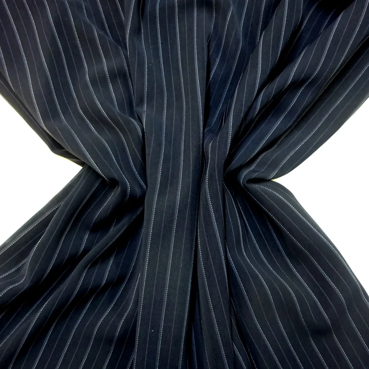 Suiting Fabric Pin stripe City Calling Navy