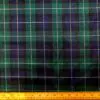 Tartan Fabric Taffeta Finish Gilded Black Watch Shouts Christmas