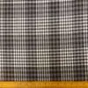 Tartan Fabric Brushed Checks Parliament Black White