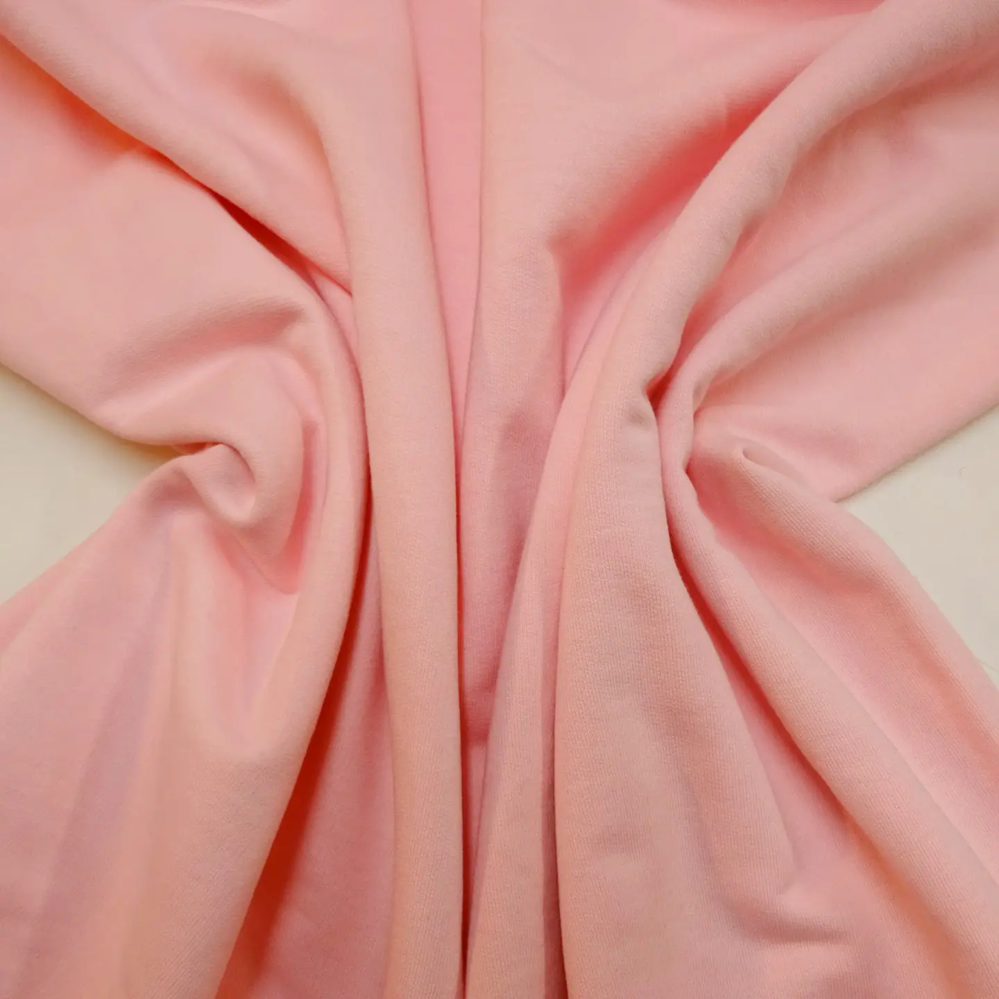Sweatshirt Fabric Plain Tracksuiting Pink