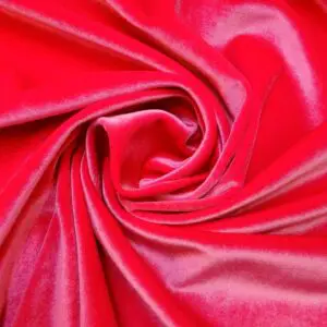 Scuba Jersey Fabric Backed Velveteen High Shine Pussy Pink
