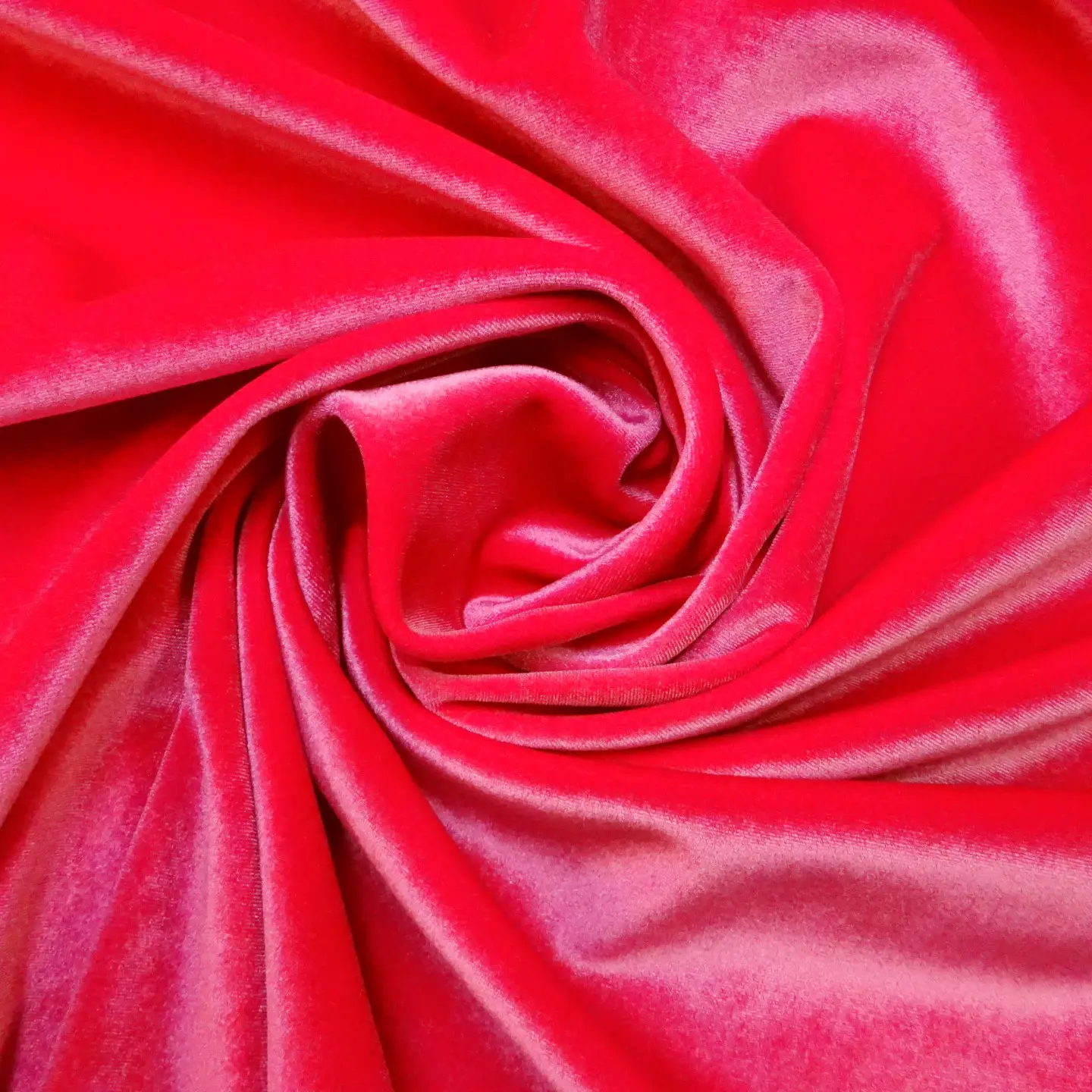 Scuba Jersey Fabric Backed Velveteen High Shine Pussy Pink