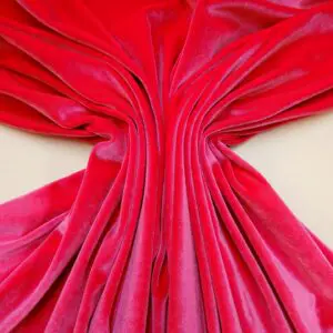 Scuba Jersey Fabric Backed Velveteen High Shine Pussy Pink