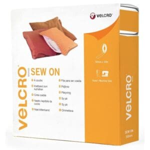 Sew On 5cm Wide Branded Velcro