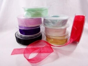 Organza Ribbon 25mm Wide