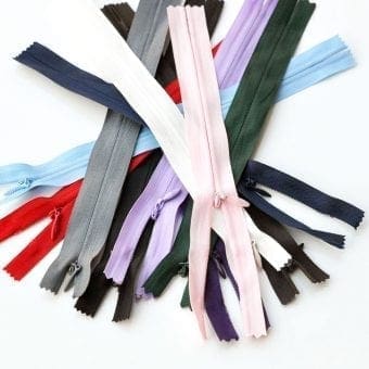Invisible Zips - 9"