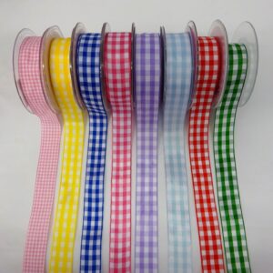 25mm Gingham Ribbon