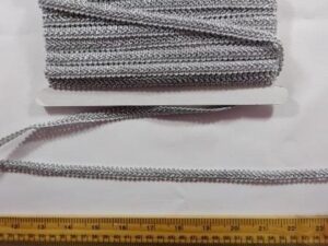 Metallic Trimming Frogging Braid Silver