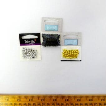 4mm Small Round Beads in Packets