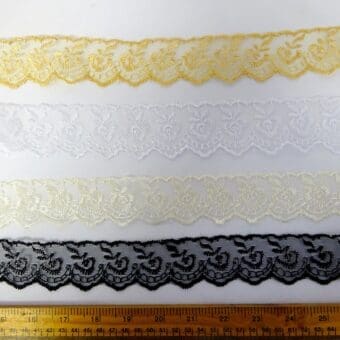 Lace Trimming Code FTY/4004 3.5cm Wide
