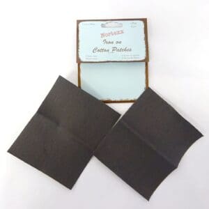 Iron on Cotton Patches grey