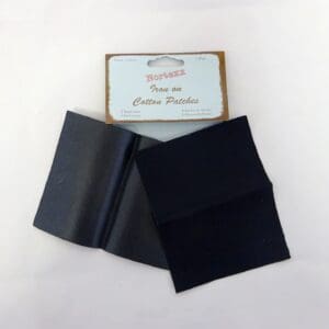 Iron on Cotton Patches navy