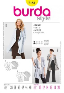 Burda Sewing Pattern 7184