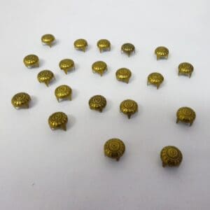 Hand Press Studs Egyptian Gold