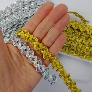 Sequin Trimming Wiggle Braid