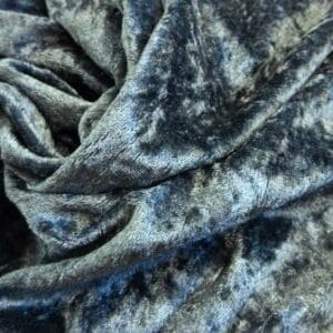 dark grey crushed velvet