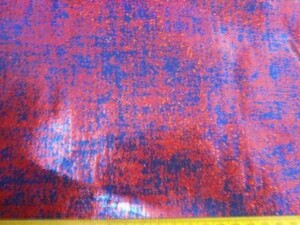 Lycra Hologram Fabric Tweed Foiling Spandex Navy/Red