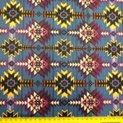Lycra Patterned Fabric Hippy Hiawatha