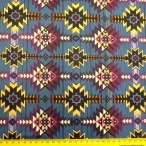 Lycra Patterned Fabric Hippy Hiawatha