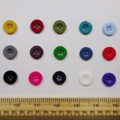 1411 Buttons Size 28 Plastic