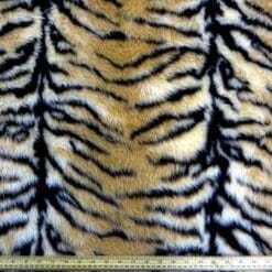 Faux Fur Patterned Animal Tiger code jb