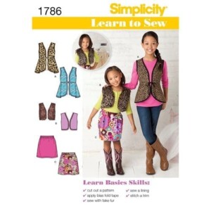 Simplicity Children’s Sewing Pattern 1786