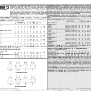 McCalls Sewing Pattern 5613