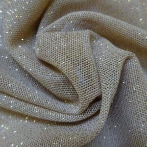 stretch glitter mesh material