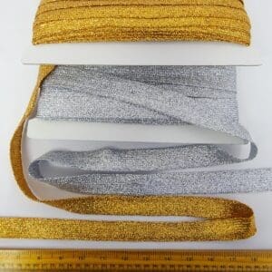 Metallic Woven Trimming Braid 25mm Code 655C