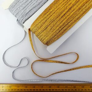 Metallic Woven Trimming Braid 6mm Code 654C