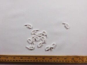 Curtain Hooks White Plastic
