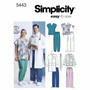 Simplicity Sewing Pattern 5443 Scrubs