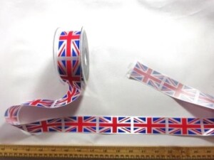 Union Jack Ribbon 35mm Wide