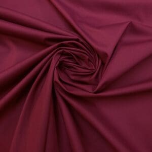 Polyester Cotton Fabric - Plain Wine