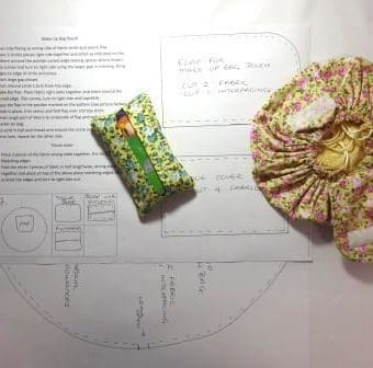 Make Up Bag Pouch FREE Sewing Template