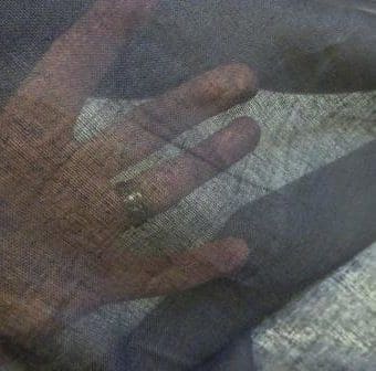 Muslin Fabric 100% Cotton Black