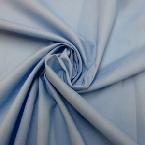 Plain Pale Blue 100% Cotton Fabric