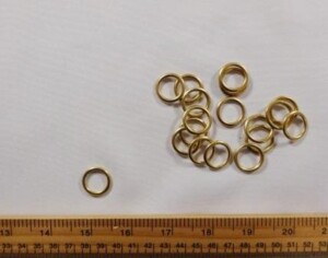 Brass Curtain Rings 19mm