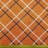 Crepe De Chine Fabric Diamond Print Red Handkerchief