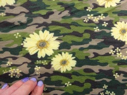 Floral Camouflage Lilly Beige/Lemon